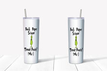 Load image into Gallery viewer, Grinch Rock Paper Scissors Tumbler
